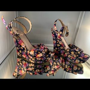 Floral wedge sandal by Madison
